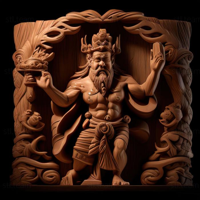 3D модель Коронування короля скальхопів, до побачення, Міджумару, шлях до (STL)